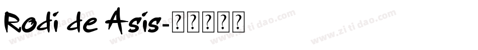 Rodi de Asis字体转换